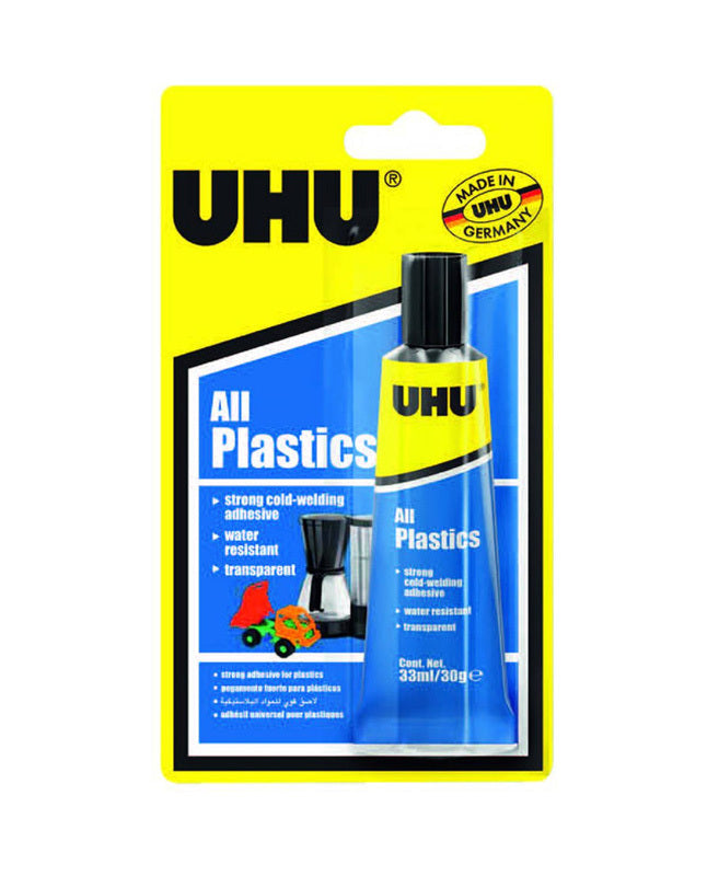 Pegamento universal plastic tubo 33ml Uhu