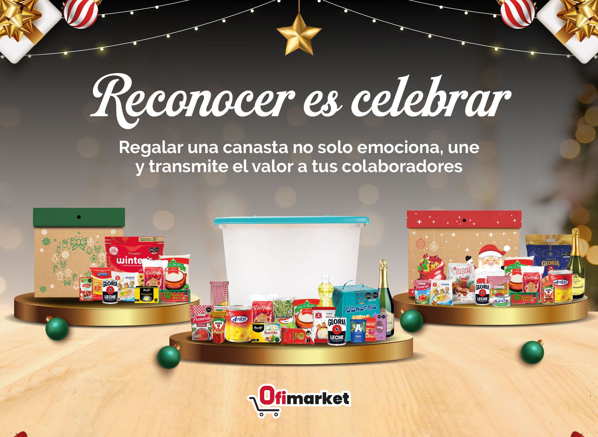 ¿Qué contiene una canasta navideña y dónde comprarla con delivery gratis?