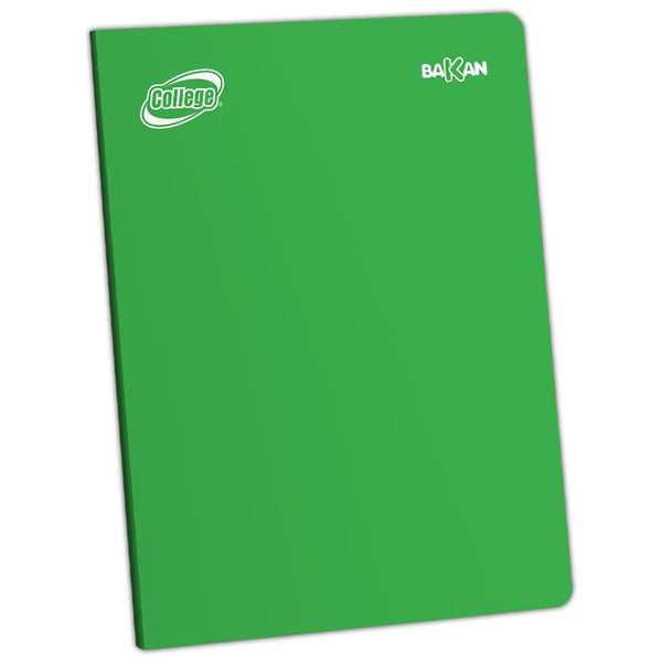Cuaderno rayado A4 x 80 hojas verde Bakan