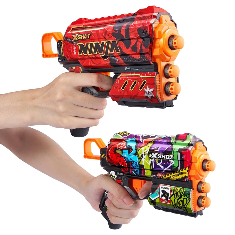 Lanzador skins flux pack x2 X-SHOT
