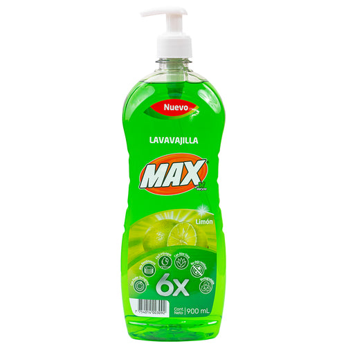 Lavavajilla líquido limón x 900 ml Max