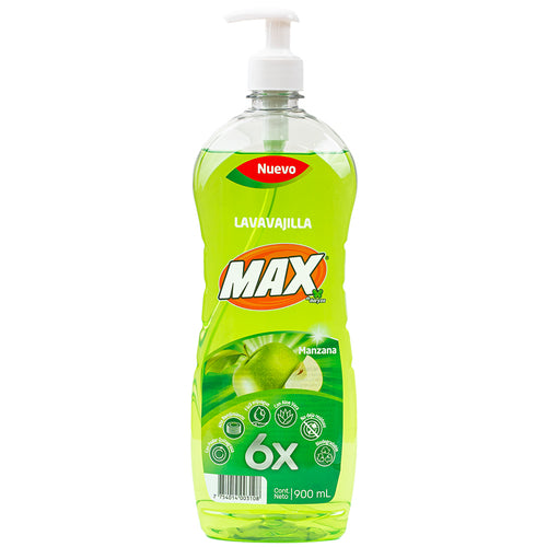 Lavavajilla líquido manzana x 900 ml Max