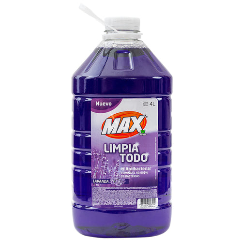 Limpiatodo antibacterial lavanda x4l max