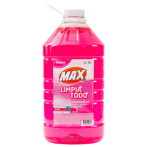 Limpiatodo antibacterial bebe x4l max