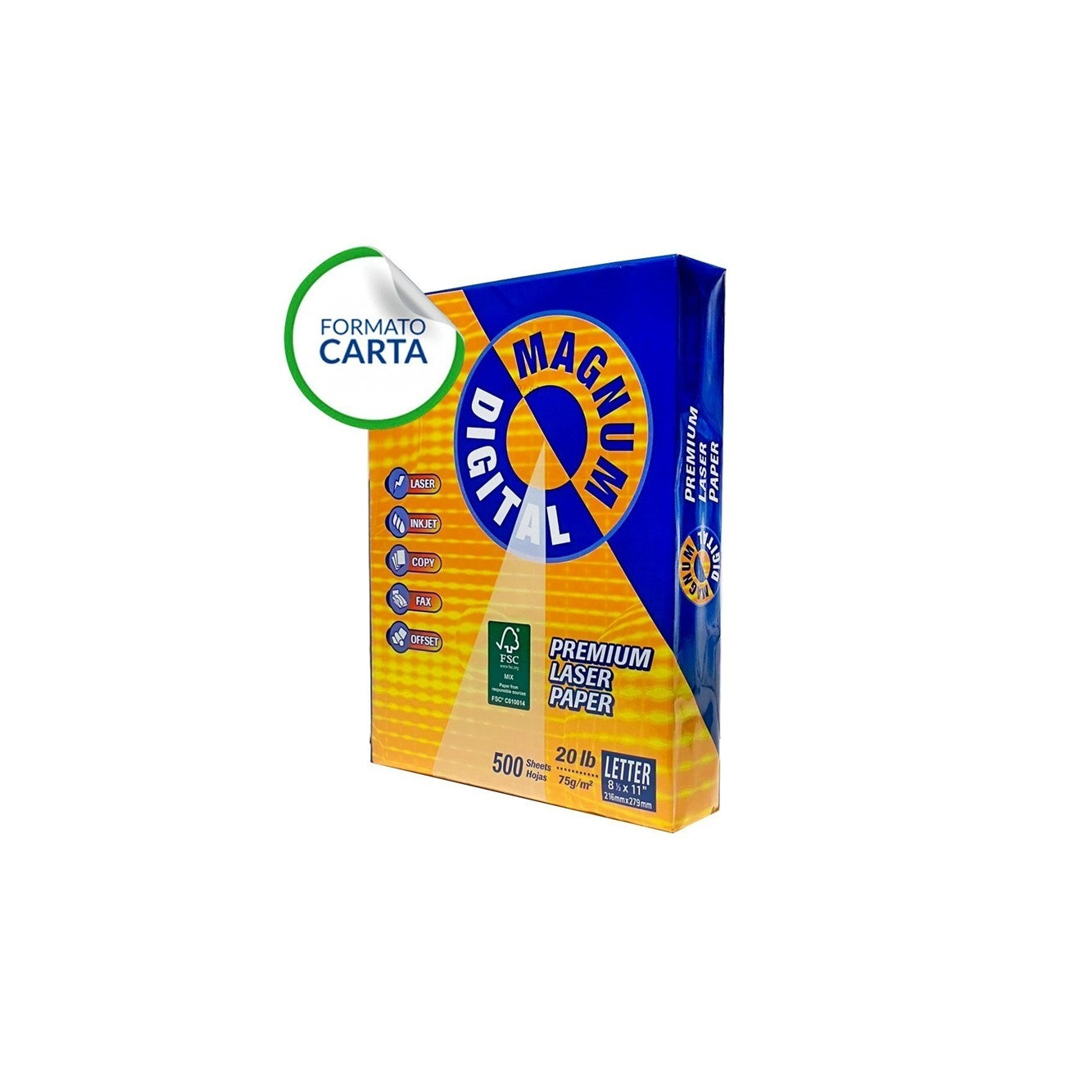 Papel fotocopia carta 75 gr Magnum