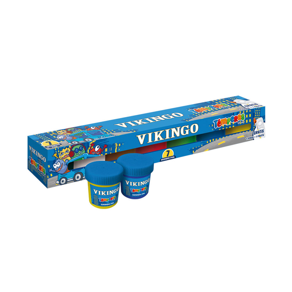 Tijera escolar naranja Vikingo