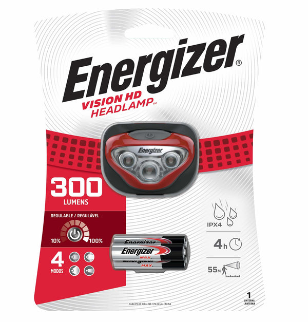 Linterna led 300 lúmenes manos libres visión Energizer