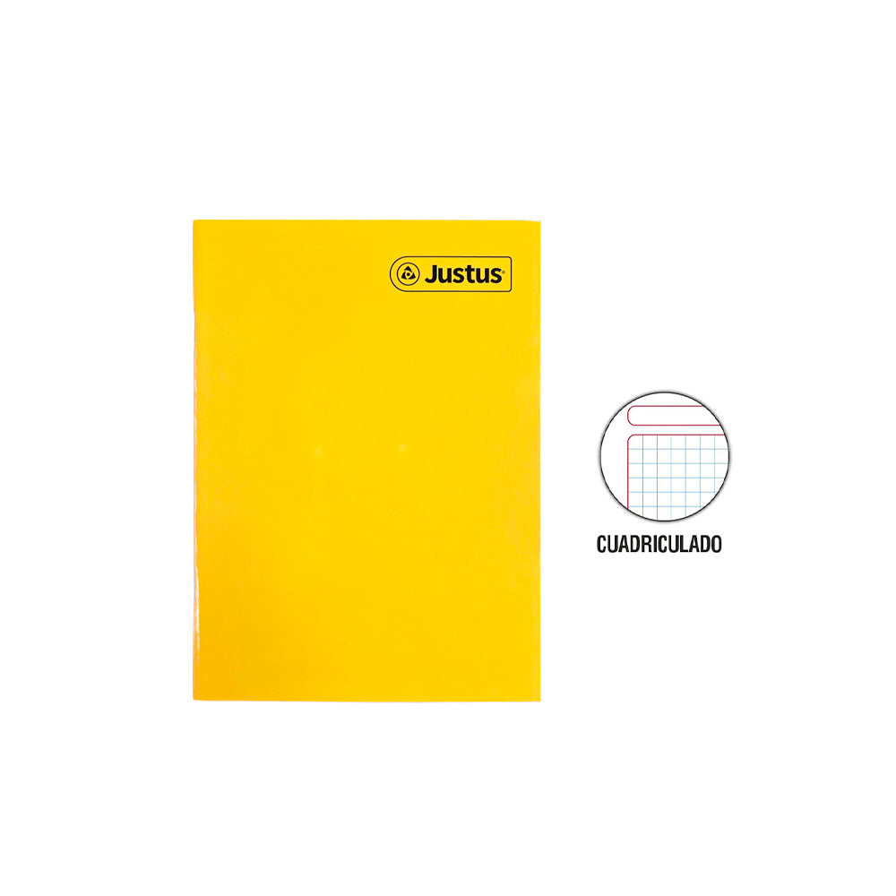 Cuaderno engrapado cuadriculado A5 80 hojas Justus