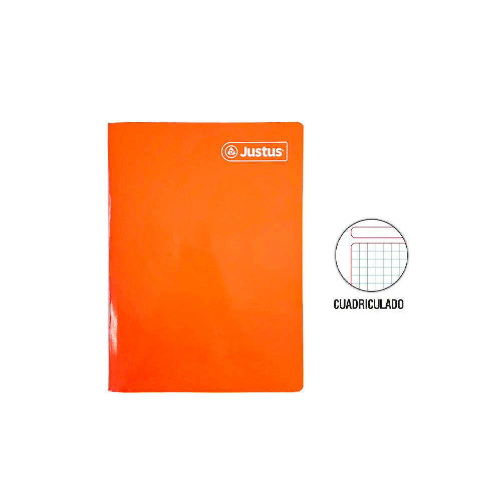 Cuaderno engrapado cuadriculado A5 80 hojas Justus