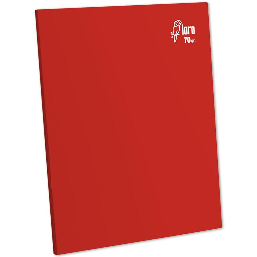 Cuaderno engrapado cuadriculado A4 80 hojas 70gr Loro