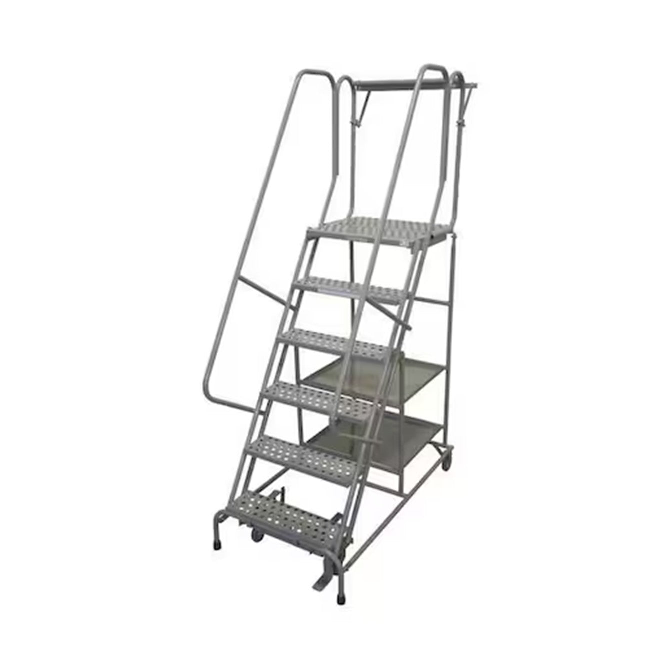 Escalera avión de acero con ruedas 6 pasos Cotterman