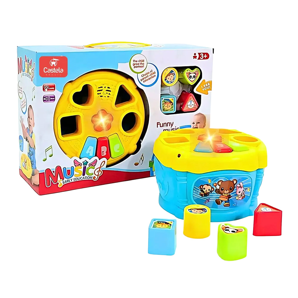 Tambor encajable con luces y sonido