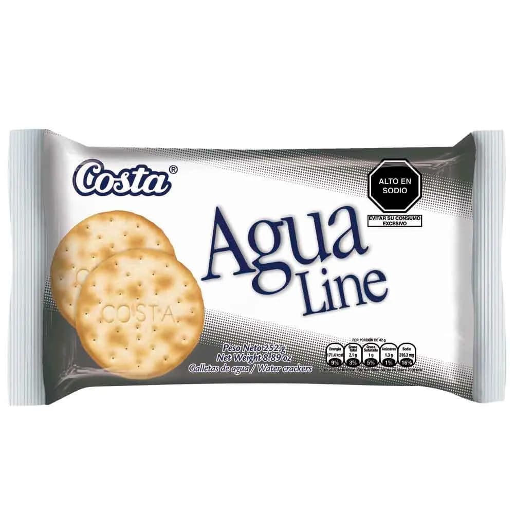 Galleta de agua line 42 gr pack x 6 un Costa