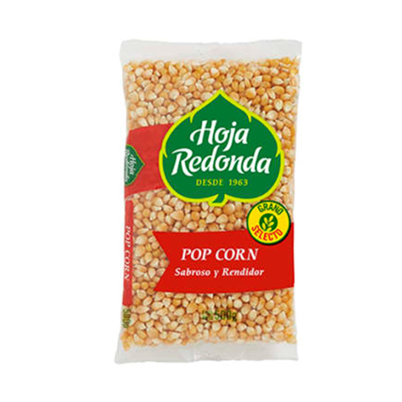 Pop corn 500gr Hoja Redonda