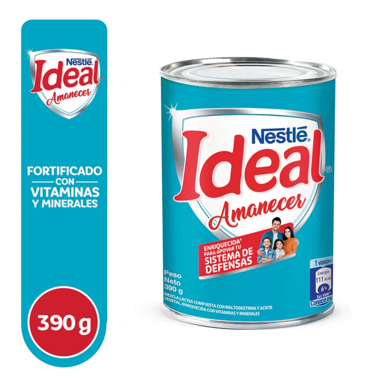 Mezcla lactea amanecer 390 gr Ideal