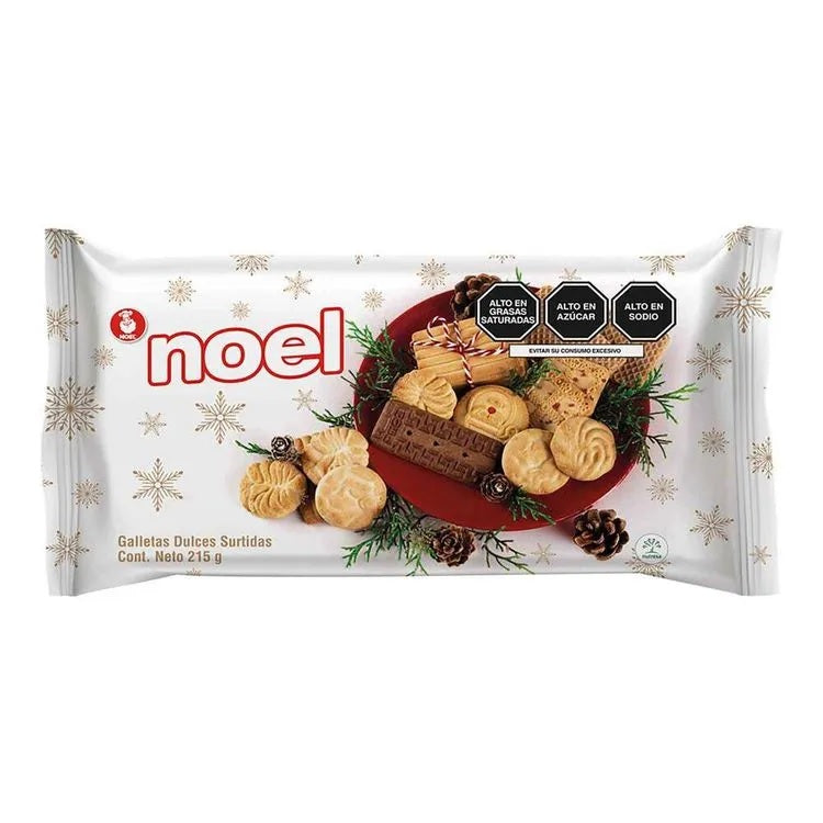 Caja de galletas 215 gr noel