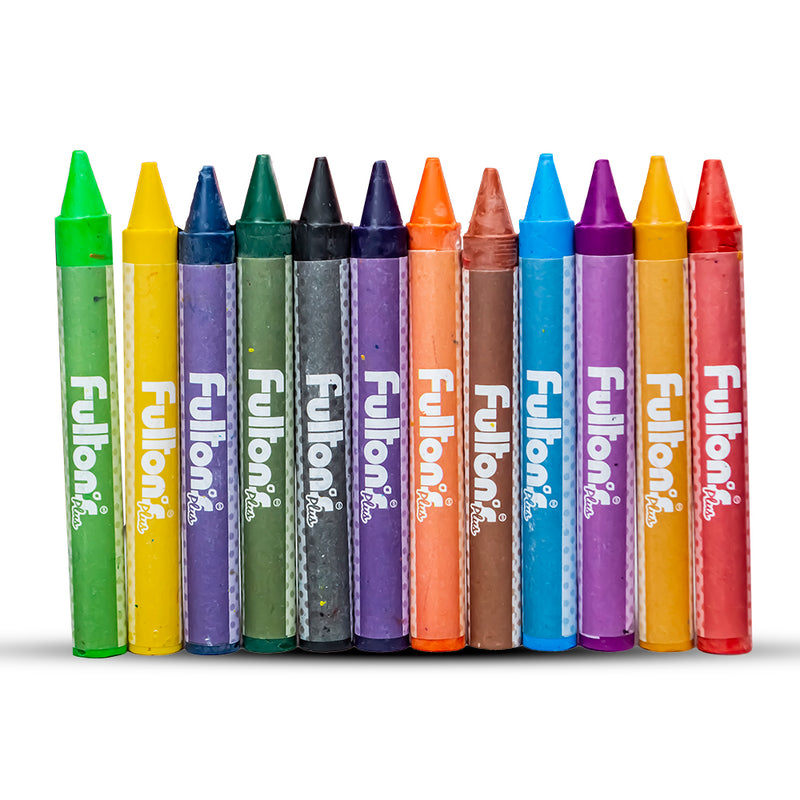 Crayones jumbo x 12 unidades Fultons