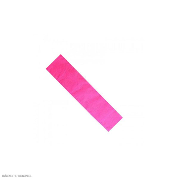 Papel crepé rosado x 1 unidad
