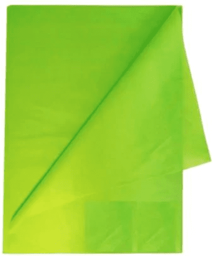 Papel seda verde limón x 3 unidades