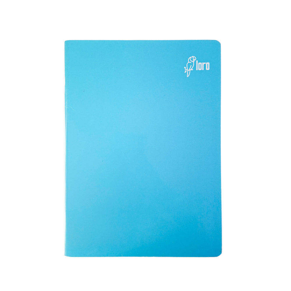 Cuaderno engrapado cuadriculado A4 84 hojas Loro