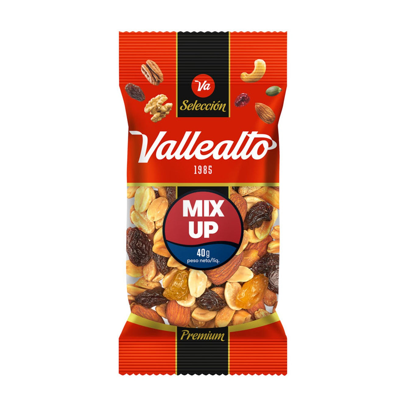 Mix up bolsa x 40 gr Vallealto