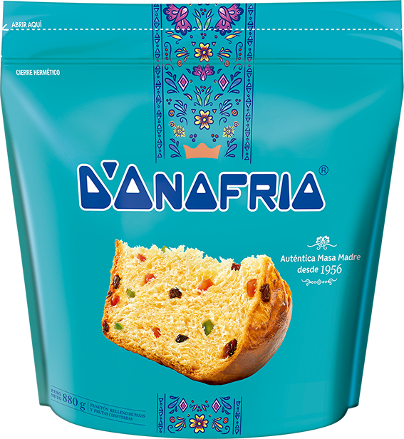 Panetón bolsa 880gr Donofrio
