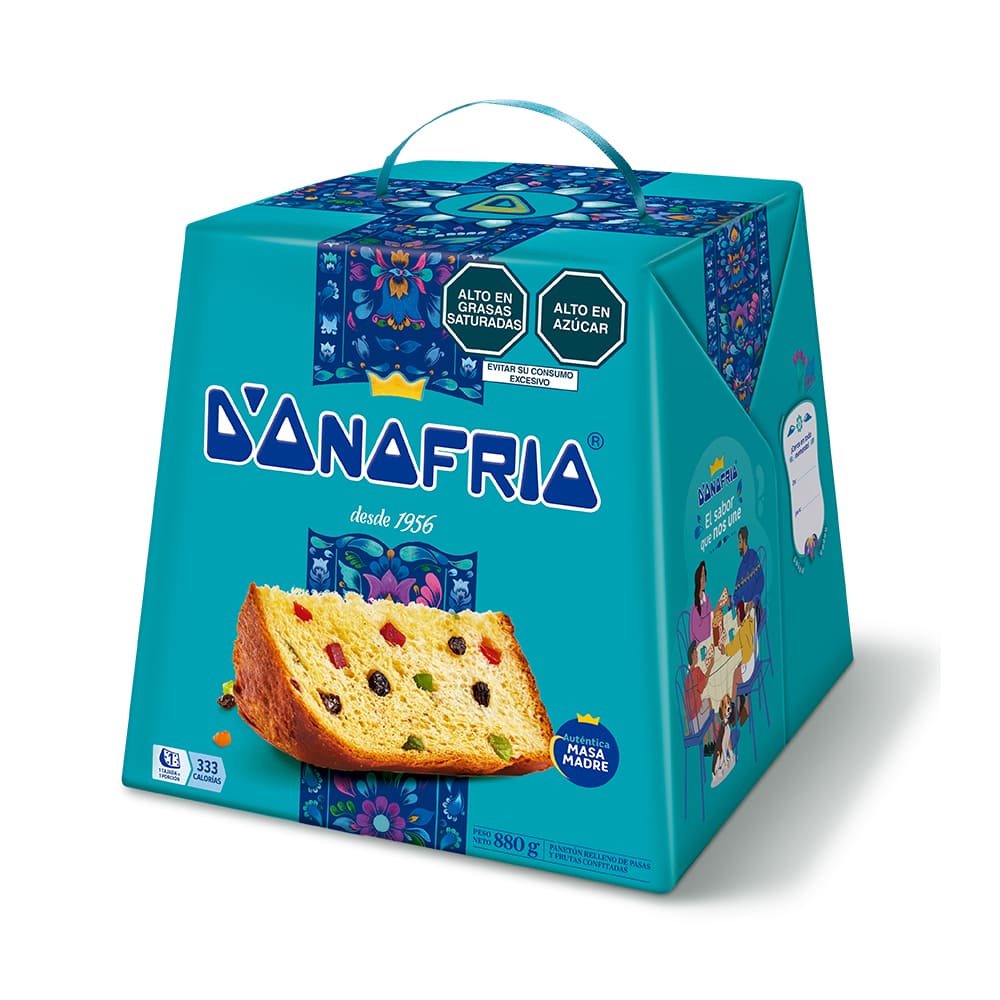 Panetón caja 880 gr Donofrio
