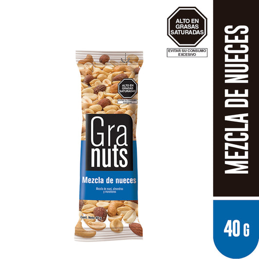 Mezcla de Nueces 40g x 12 und Granuts
