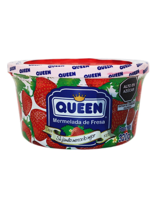 Mermelada de fresa pote 320 gr Queen