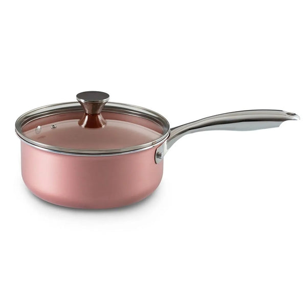 Cacerola con tapa Silver Rose Gold 18cm Ilko