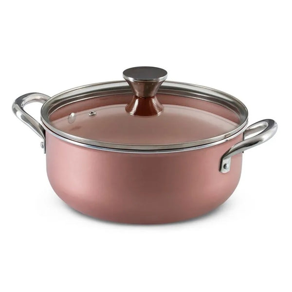 Olla con tapa Silver Rose Gold 20 cm Ilko