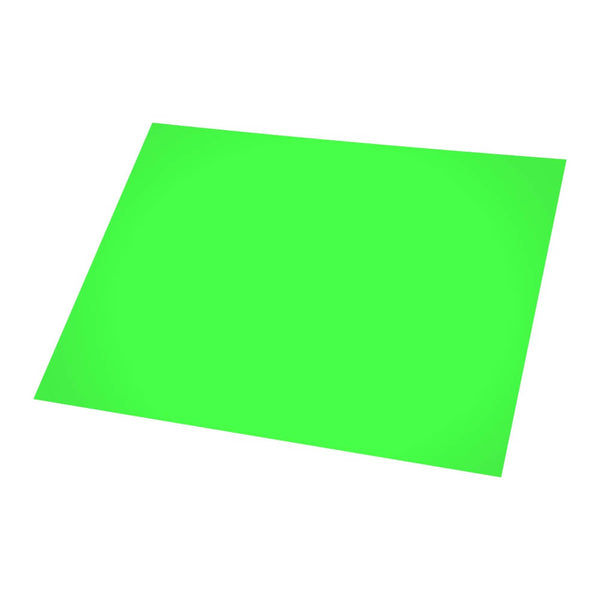 Cartulina fosforescente verde 50cm x 65cm x 1 unidad