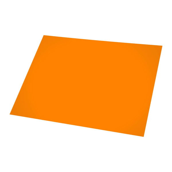 Cartulina fosforescente naranja 50cm x 65cm x 1 unidad