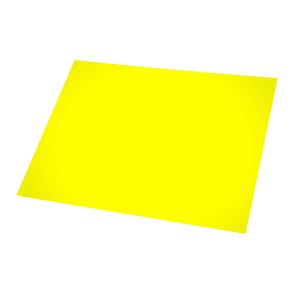 Cartulina sirio fosforescente amarillo 50cm x 65cm x 1 unidad
