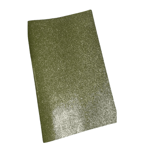 Microporoso glitter verde claro 50cm x 70cm x 1 unidad