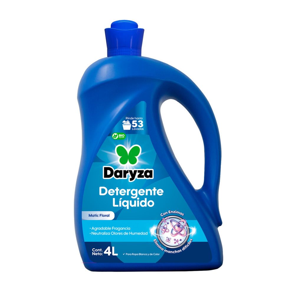 Detergente líquido ropa floral galón x 4L Daryza