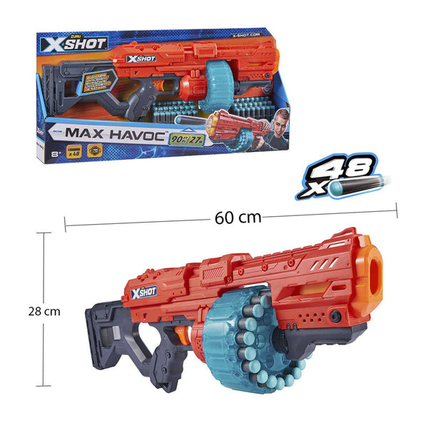 Lanzador dardos max havoc X-SHOT