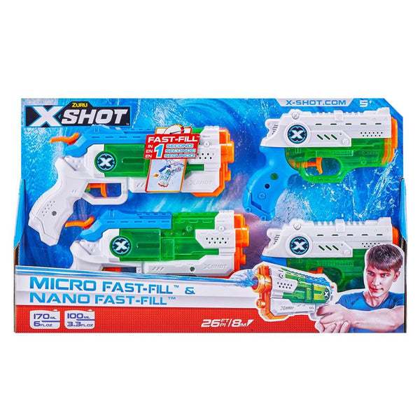 Lanzadores lanzadores de agua pack x4 X-SHOT