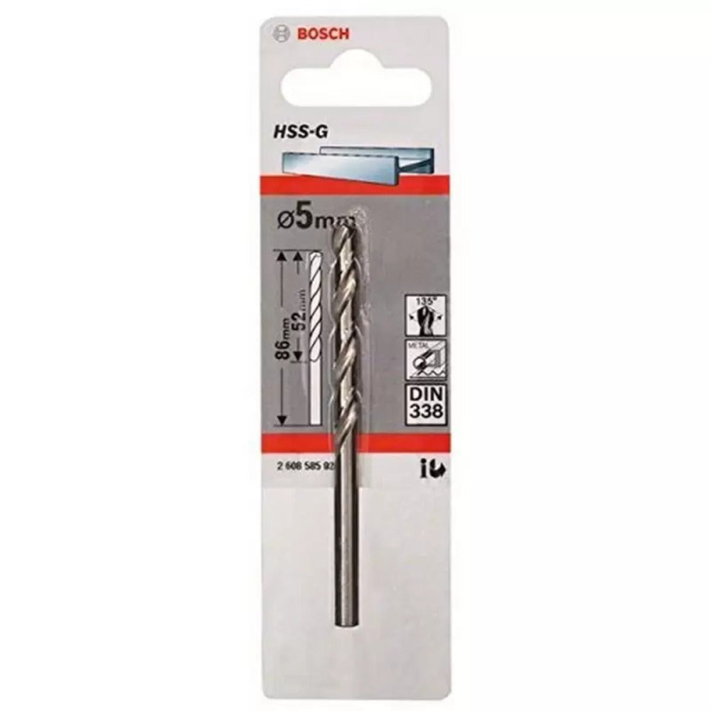 Broca metal HSS-G 5.0x 86mm Bosch 2608.595.027-000