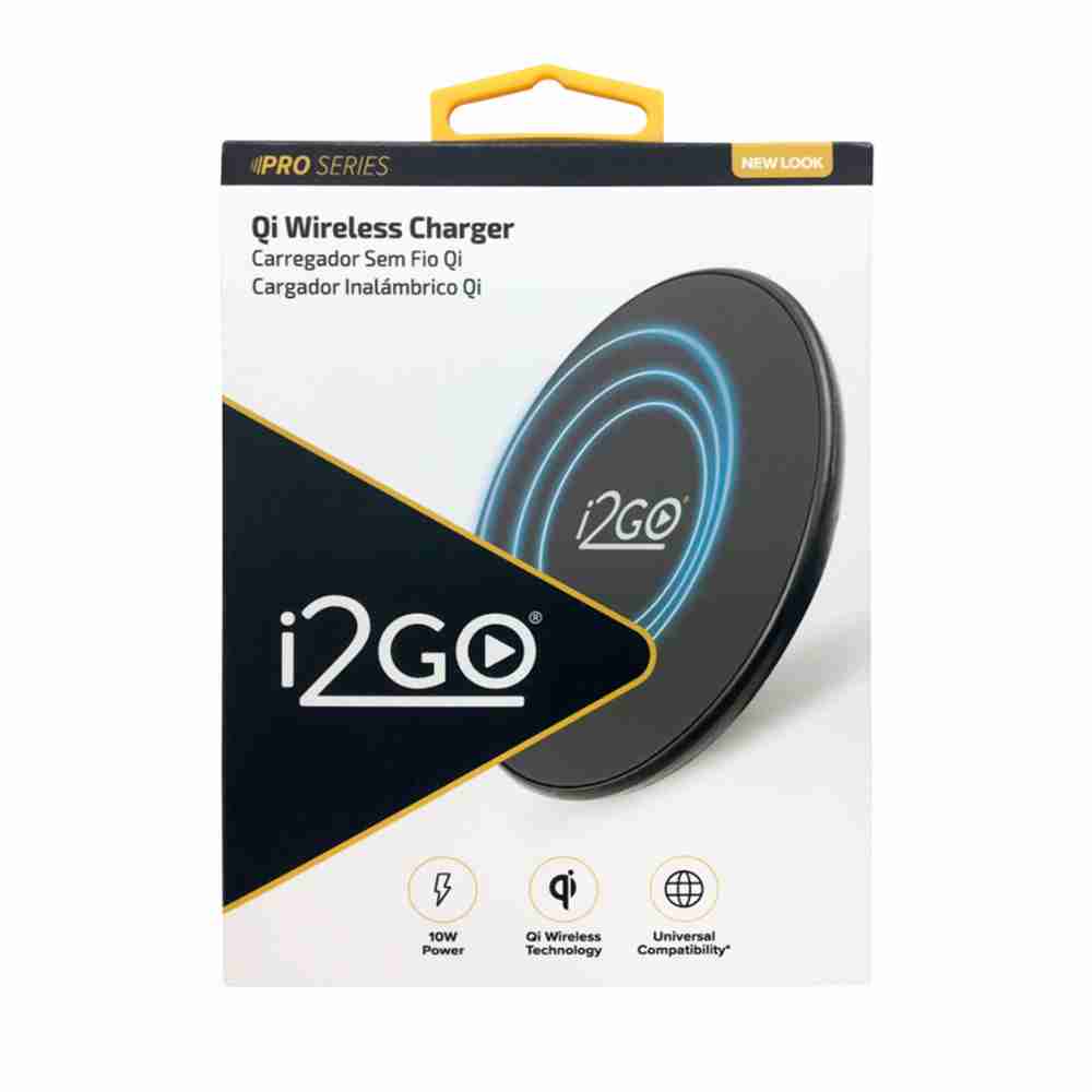 Cargador inalambrico Qi 10w I2Go