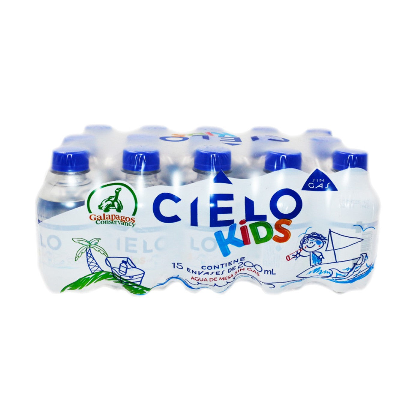 Agua de mesa sin gas kids 200 ml pack x 15 unidades Cielo