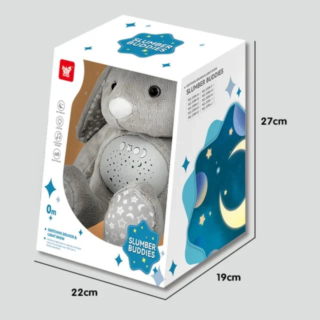 Peluche conejo Musical con proyector