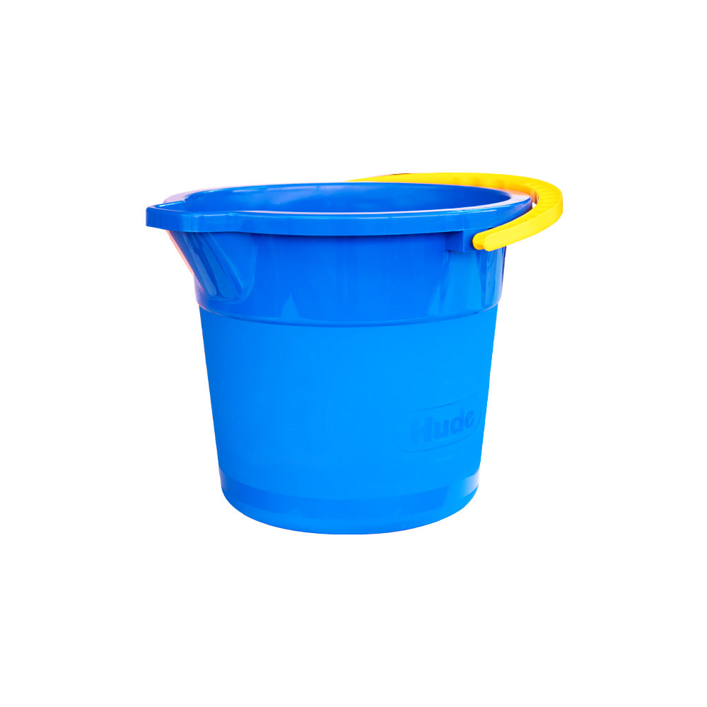 Balde plastico con pico color azul 17 lt Hude