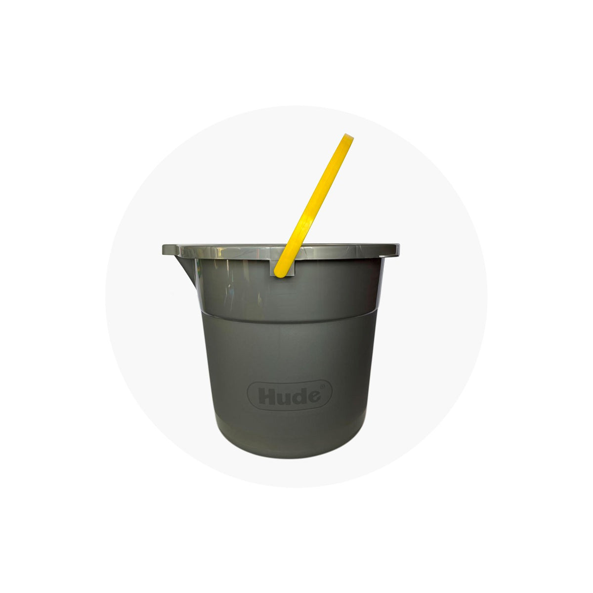 Balde plastico con pico plata 17 lt Hude