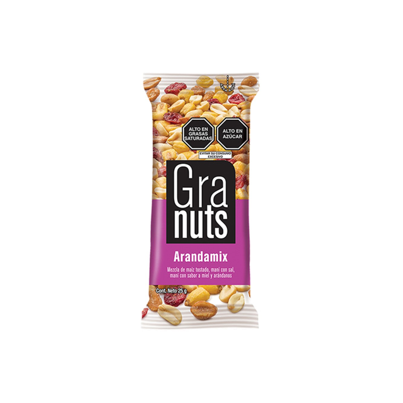 Mezcla Arandamix 25 gr x 6 unidades Granuts