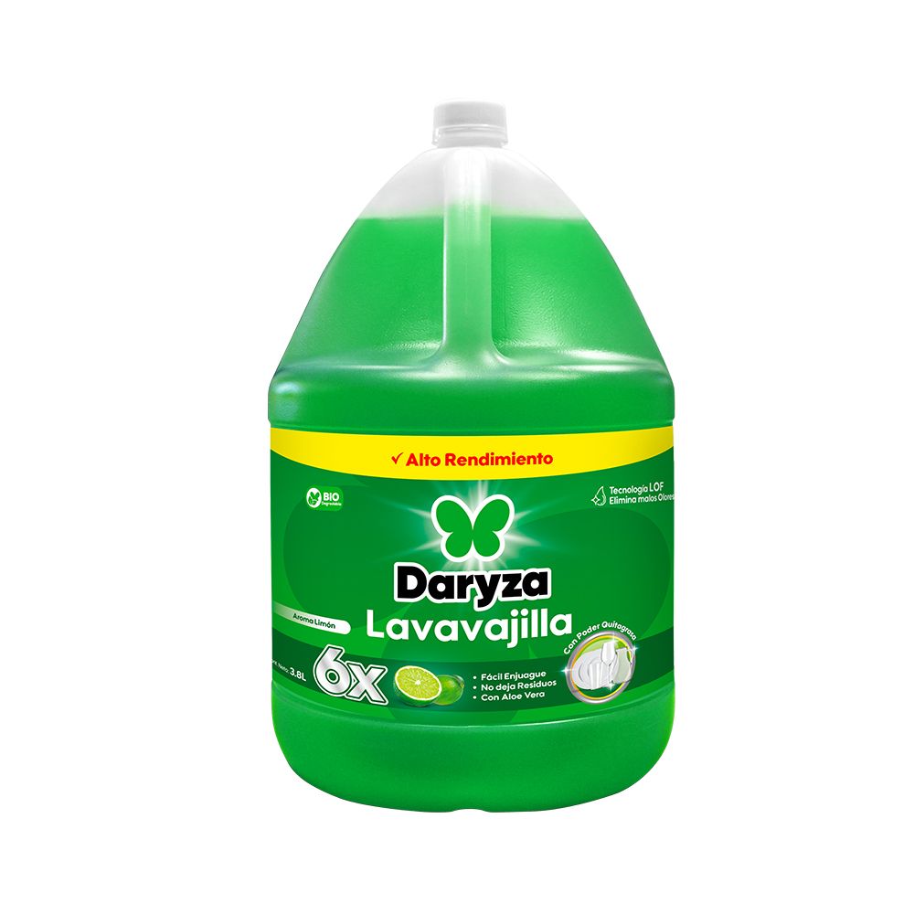 Lavavajilla Liquido Limon 3.8 Lt Daryza