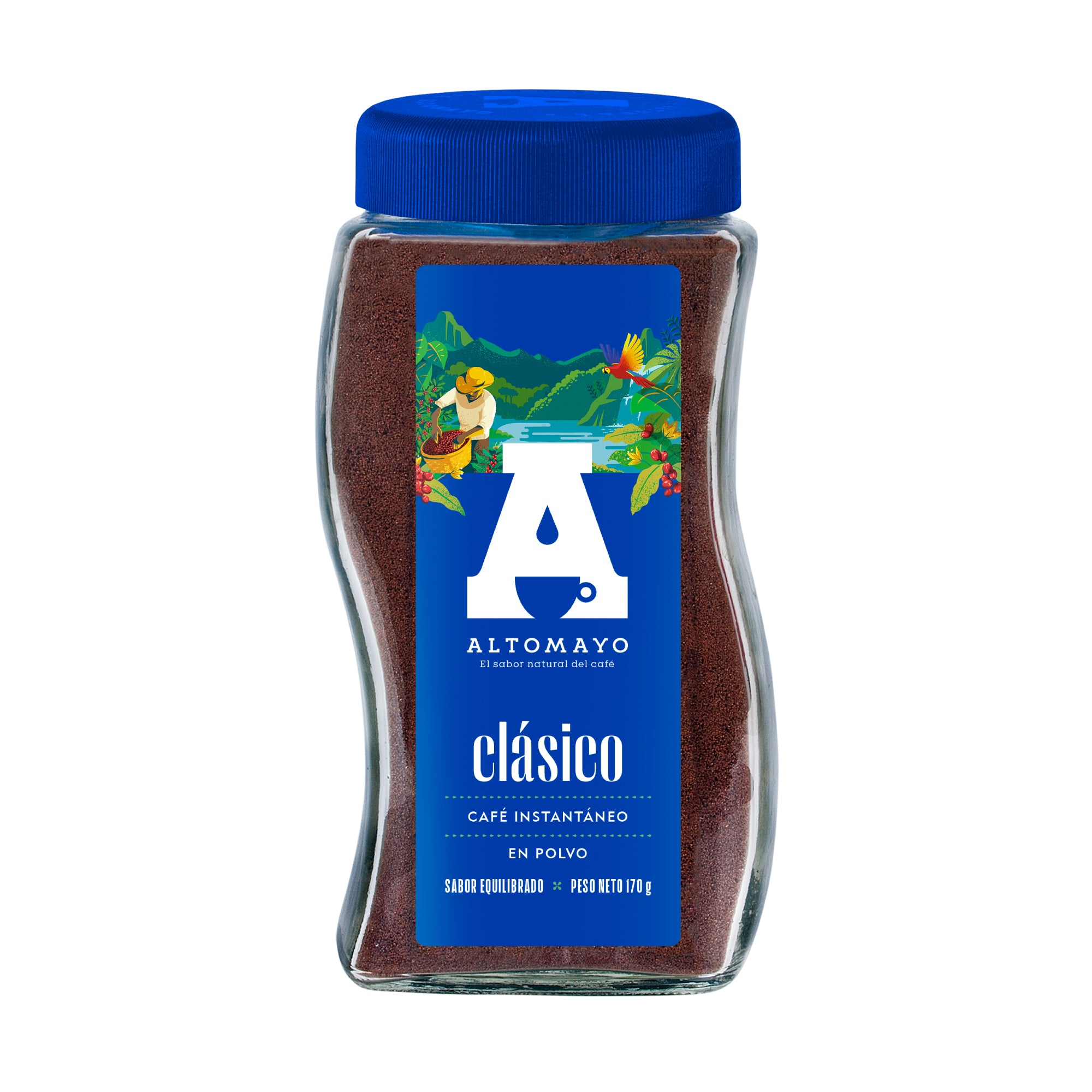 Café instantaneo clásico frasco 170 gr Altomayo