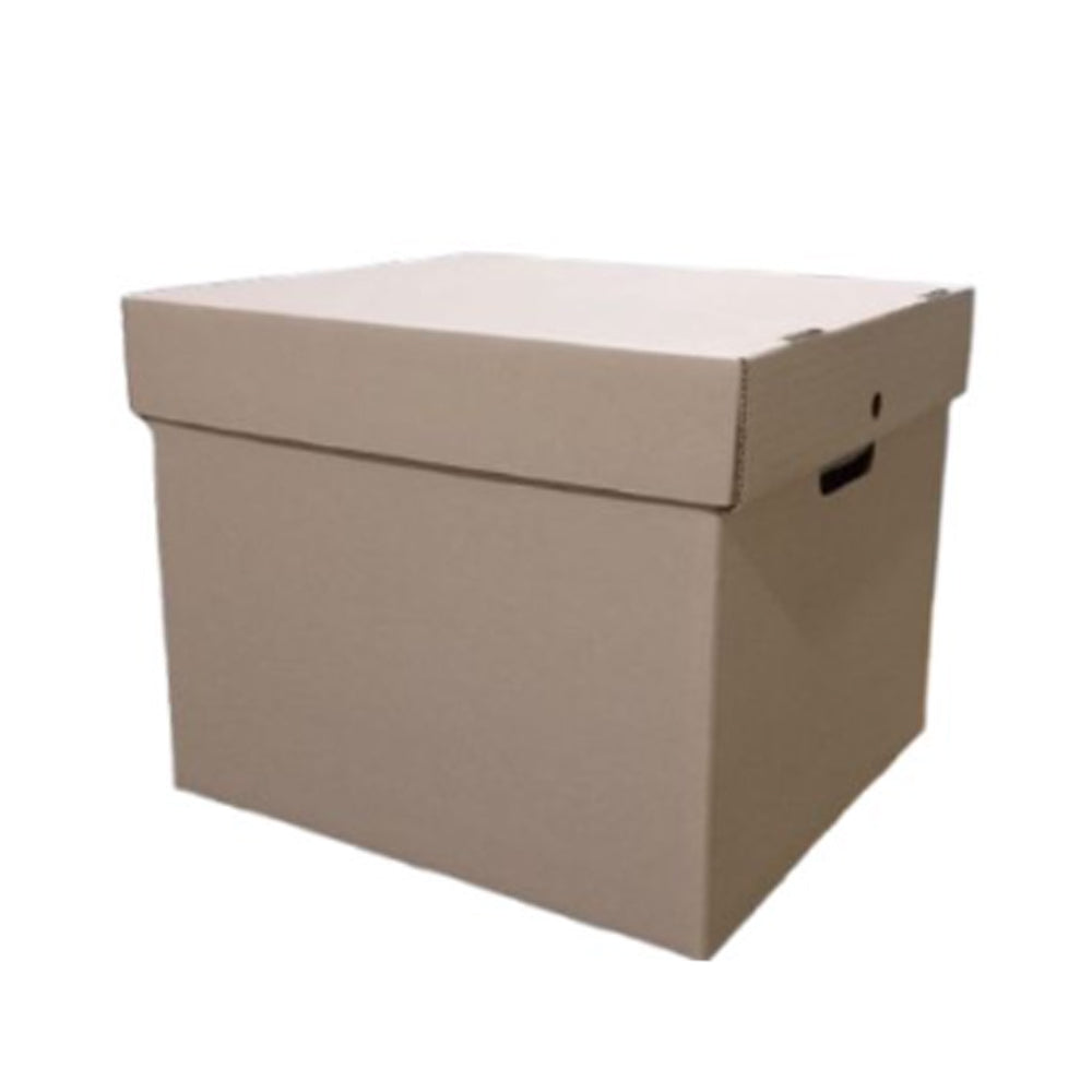 Caja de cartón con troquel 40.5 x 59.2 x 19.4 cm paquete por 25 und