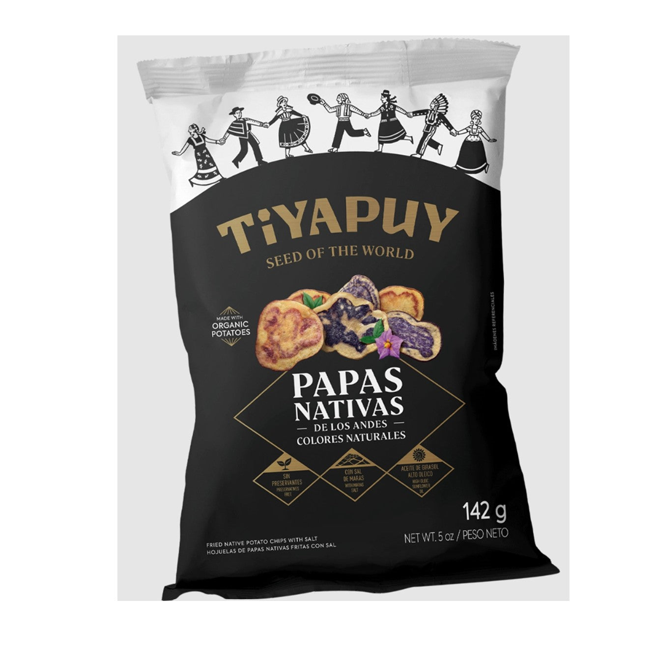 Papas nativas mixtas 142 gr Tiyapuy