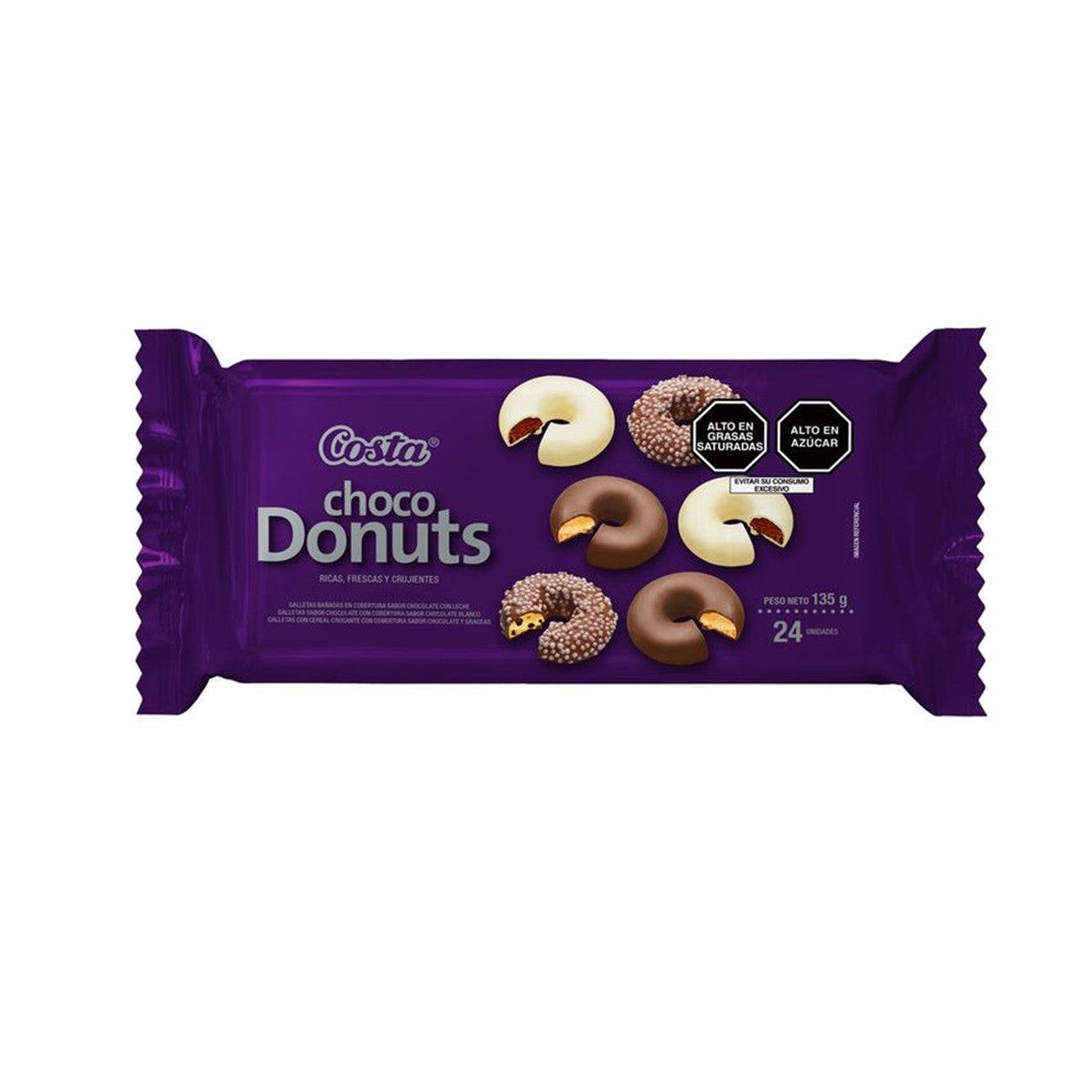 Galleta Chocodonuts estuche regalo 135gr Costa